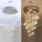 Crystal Chandelier Contemporary Ceiling Light CrystalLight Fixture with 3 ighting for Living Room Dining Room Bedroom