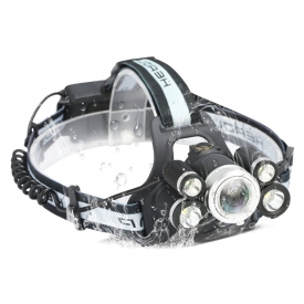 Headlamp, Flashlight, 5 Modes Brightest High 9000 Lumen LED Work Headlight,18650 USB Rechargeable Waterproof Flashlight Zoomable Work Light for Camping,Hiking, Outdoors