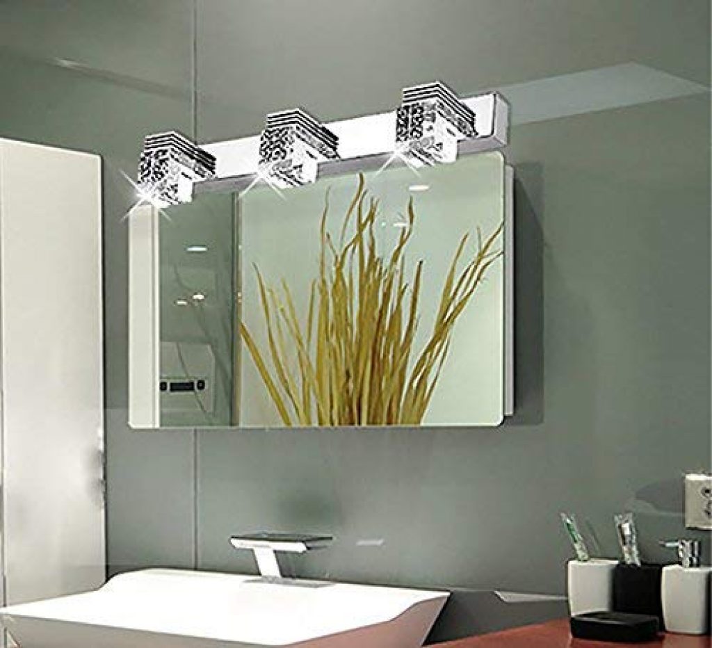 Bathroom Vanity Light 9W 3 LED Front Mirror Light Stainless Steel Make